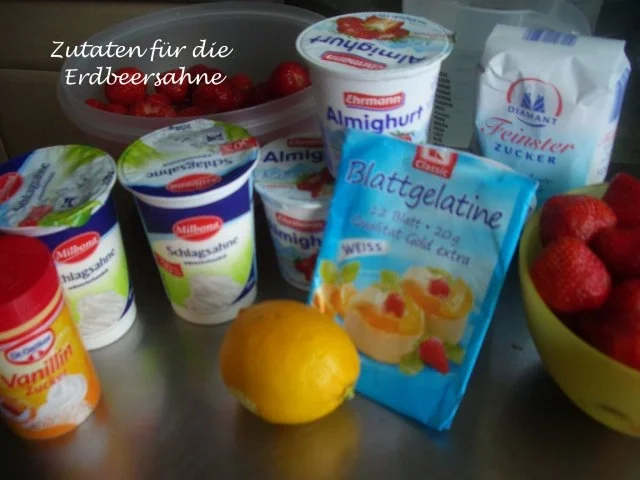 Erdbeer - Sahne - Torte mit Mandelbiskuit - Rezept - Bild Nr. 8