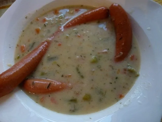 Gartensuppe mit grünen Bohnen - Rezept - Bild Nr. 3