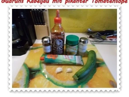 Fisch: Kabeljau mit pikanter Tomatensoße - Rezept - Bild Nr. 2