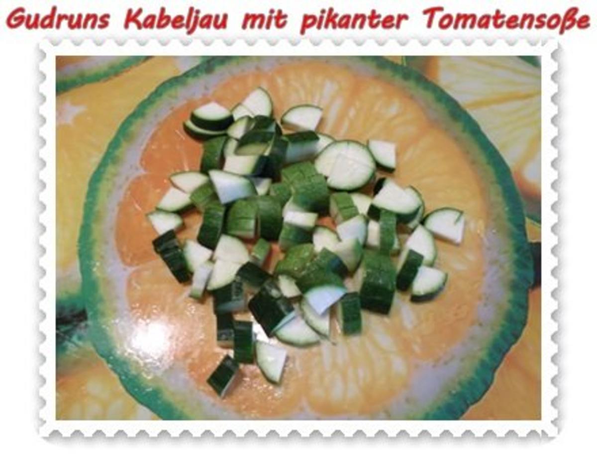 Fisch: Kabeljau mit pikanter Tomatensoße - Rezept - Bild Nr. 5