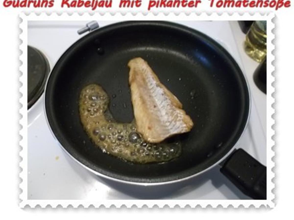 Fisch: Kabeljau mit pikanter Tomatensoße - schnell &amp; einfach - von ...