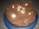 Schoko- Sahnetorte mit Kirschen und Windys - Rezept