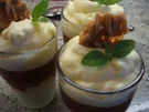 Dessert: Sahnepudding mit Zwetschgengrütze - Rezept