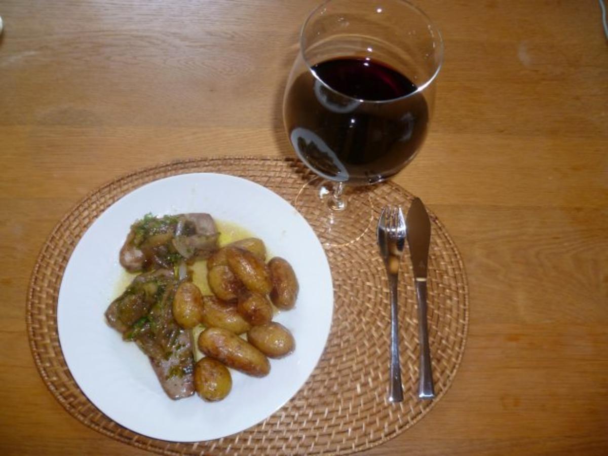 Thunfischfilet mit Marsala-Schalotten - Rezept By strati53