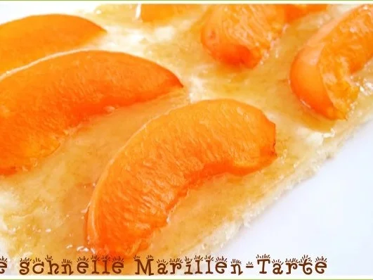 Die schnelle Marillen-Tarte - Rezept