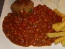 Weiße Bohnen mit Tomaten und Knoblauch - Rezept