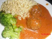 Rezept: Hackbรคllchen mit Tomaten-Kokosmilch-Sauce, Hackbรคllchen mit Tomaten-Kokosmilch-Sauce, - Rezept