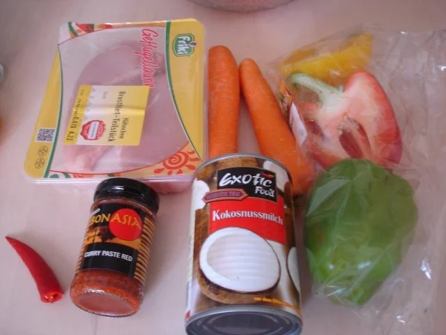 Hähnchenbrustfilet-Curry mit buntem Reis - Rezept - Bild Nr. 2