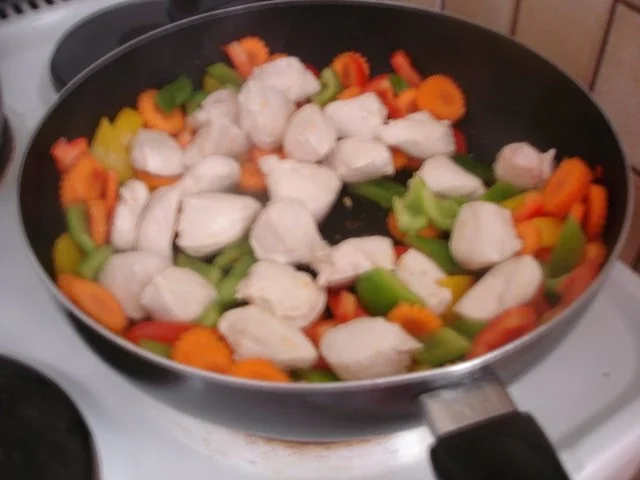 Hähnchenbrustfilet-Curry mit buntem Reis - Rezept - Bild Nr. 10