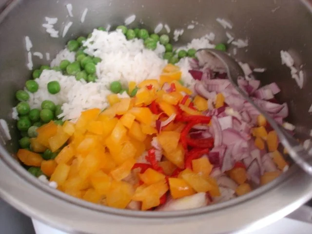 Hähnchenbrustfilet-Curry mit buntem Reis - Rezept - Bild Nr. 17