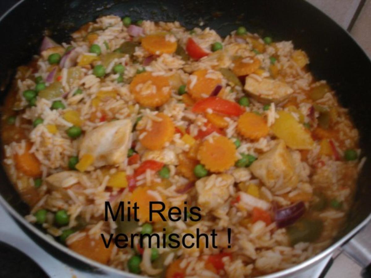 Hähnchenbrustfilet-Curry mit buntem Reis - Rezept - Bild Nr. 20