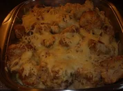 Blumenkohl paniert, gebraten und überbacken - Rezept