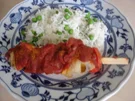 Rezept: Hähnchenbrustfilet-Schaschlik Hähnchenbrustfilet-Schaschlik - Rezept