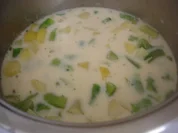 Tschechische Feuerbohnen-Kartoffelsuppe - Rezept