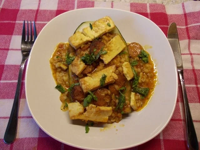 Rezept: Gefüllte Zucchini auf meine Art 2.0 Gefüllte Zucchini auf meine Art 2.0 - Rezept