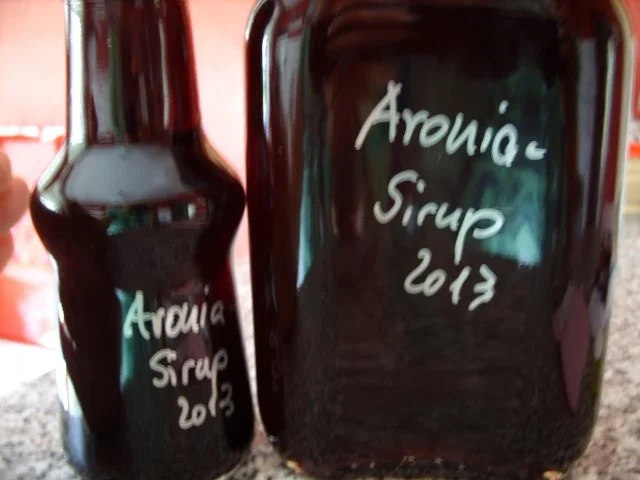 Getränke: Aroniasirup - Rezept