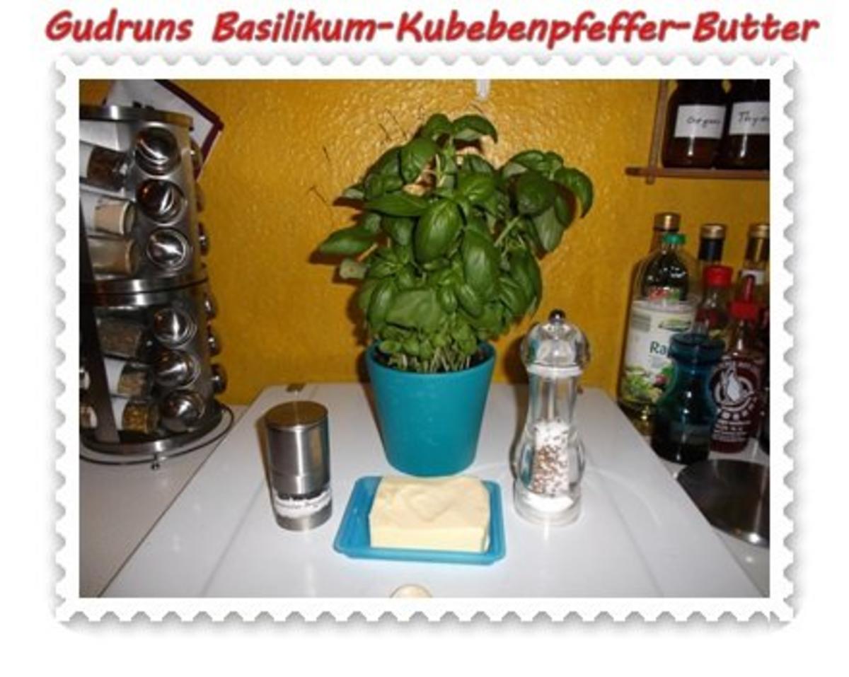 Brotaufstrich: Basilikum-Kubebenpfeffer-Butter - Rezept - Bild Nr. 2