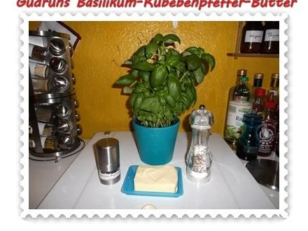 Brotaufstrich: Basilikum-Kubebenpfeffer-Butter - Rezept - Bild Nr. 2