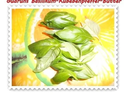 Brotaufstrich: Basilikum-Kubebenpfeffer-Butter - Rezept - Bild Nr. 4