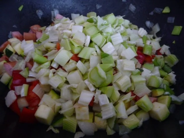 Rezept: Nudel - Gemüse - Pfanne mit Parmesan Bild Nr. 16 Nudel - Gemüse - Pfanne mit Parmesan - Rezept - Bild Nr. 16