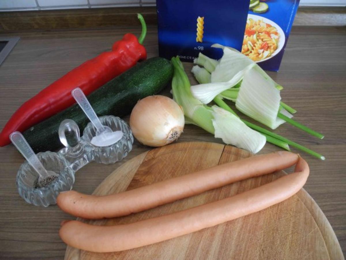 Nudel - Gemüse - Pfanne mit Parmesan - Rezept - Bild Nr. 2