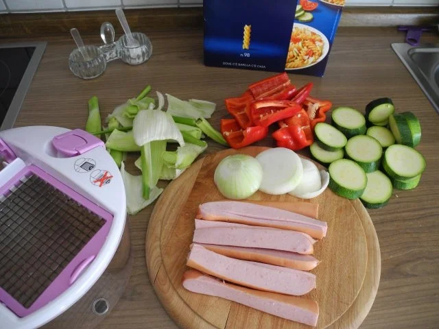 Rezept: Nudel - Gemüse - Pfanne mit Parmesan Bild Nr. 3 Nudel - Gemüse - Pfanne mit Parmesan - Rezept - Bild Nr. 3