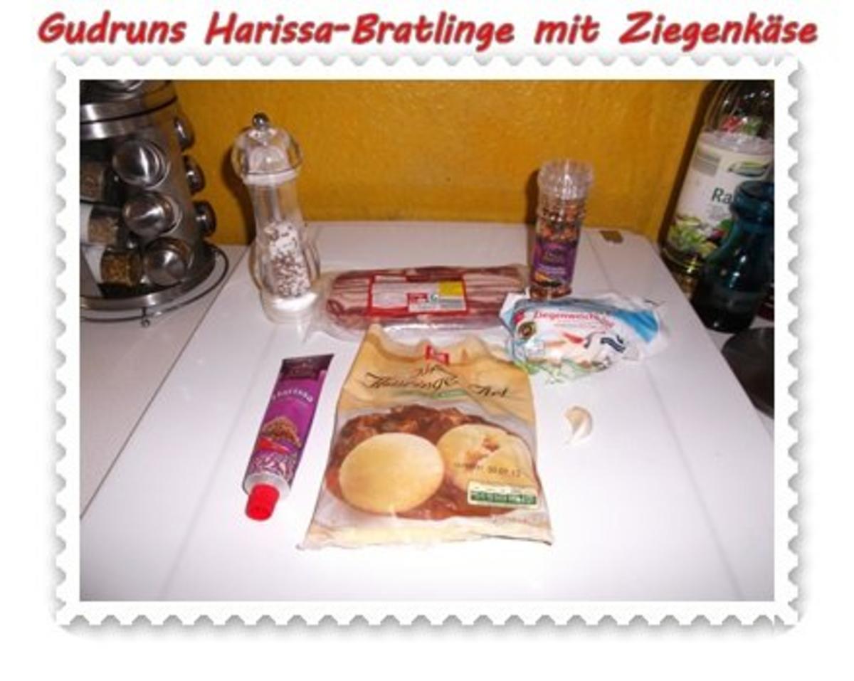 Kartoffeln: Harissa-Bratlinge mit Ziegenkäse und Tomatensoße - Rezept - Bild Nr. 2