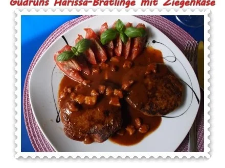 Kartoffeln: Harissa-Bratlinge mit Ziegenkäse und Tomatensoße - Rezept - Bild Nr. 16