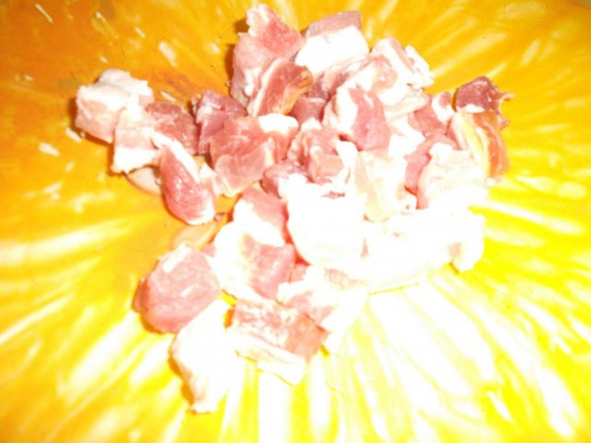 Eier: Harissa-Rührei mit Speck und Käse - Rezept - Bild Nr. 4