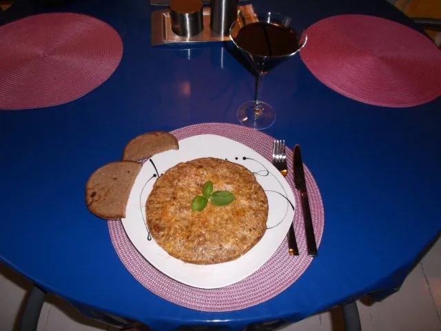 Eier: Harissa-Rührei mit Speck und Käse - Rezept - Bild Nr. 10