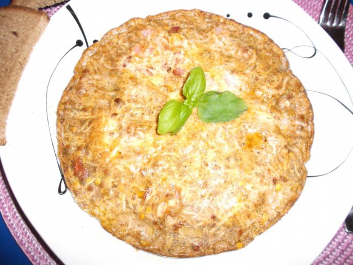 Eier: Harissa-Rührei mit Speck und Käse - Rezept - Bild Nr. 14