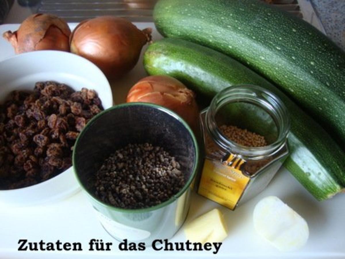 Zucchinichutney mit Rosinen-Ingwer-Kardamom - Rezept - Bild Nr. 2