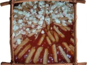 Pizza : Vollkorn mit Hähnchen und Feta - Rezept