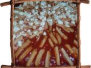 Pizza : Vollkorn mit Hähnchen und Feta - Rezept