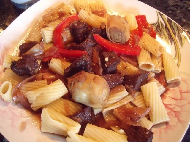 Italienisches Artischocken-Rotwein-Gulasch - Rezept