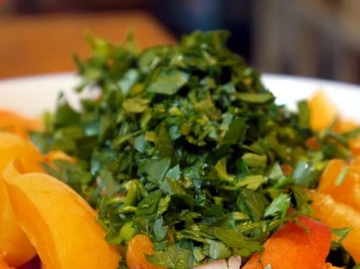 Rezept: Fruchtiger Quinoa-Salat mit Ziegenfeta in Pancetta Bild Nr. 6 Fruchtiger Quinoa-Salat mit Ziegenfeta in Pancetta - Rezept - Bild Nr. 6