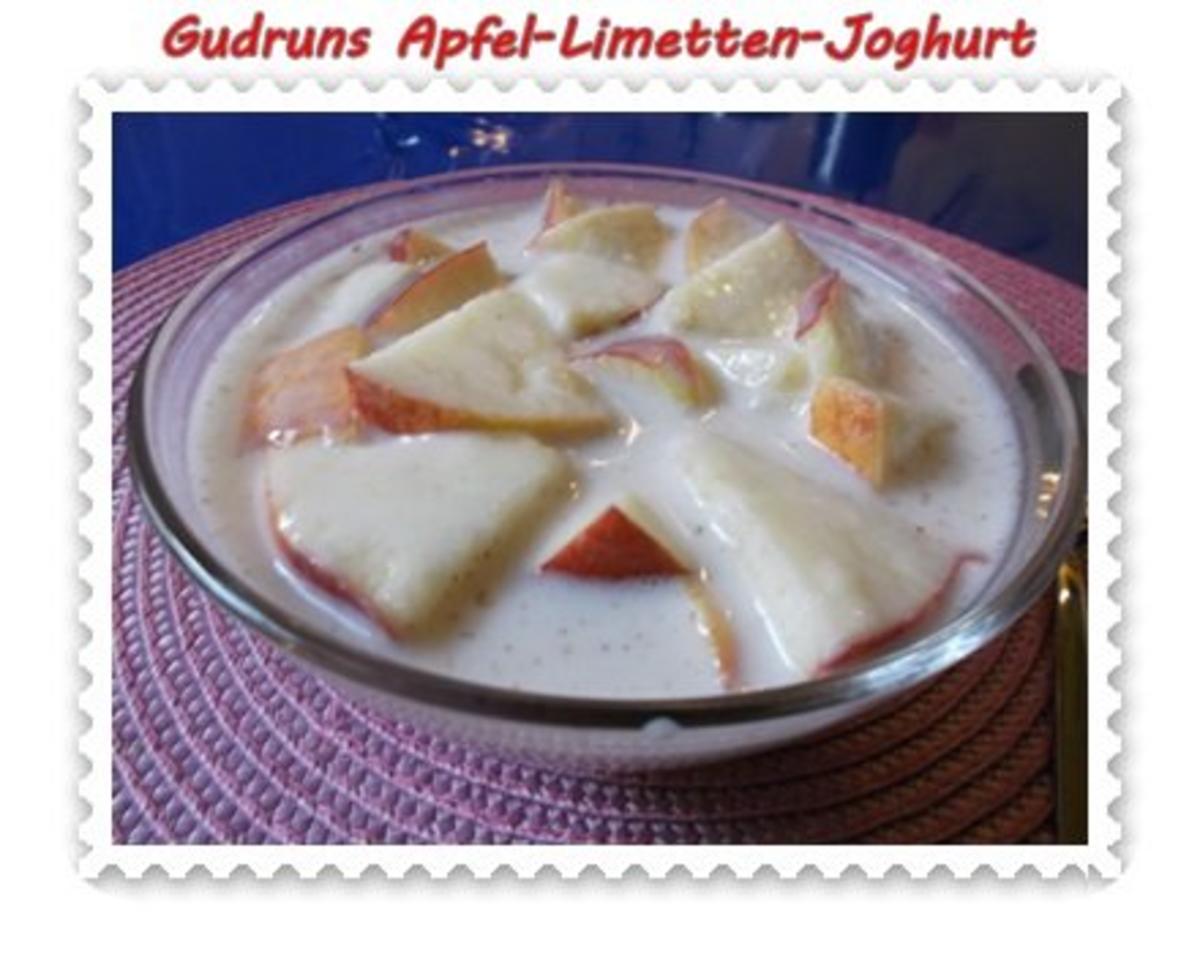 Nachtisch: Apfel-Limetten-Joghurt - Rezept