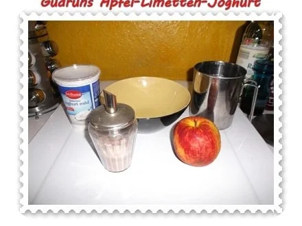 Nachtisch: Apfel-Limetten-Joghurt - Rezept - Bild Nr. 2