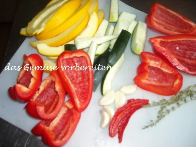 Anti Pasti  mit Zucchini und Paprika - Rezept - Bild Nr. 3