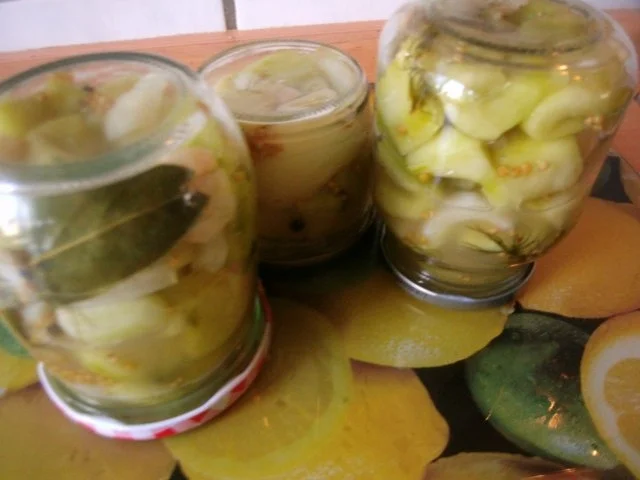 Rezept: Senfgurken (Schluppergurken)nach Oma´s Rezept Bild Nr. 18 Senfgurken (Schluppergurken)nach Oma´s Rezept - Rezept - Bild Nr. 18