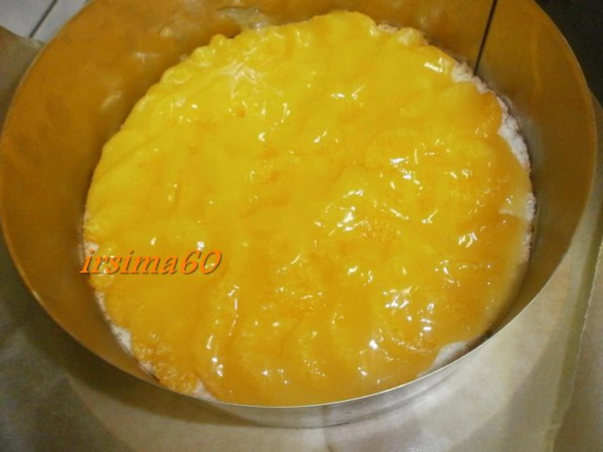 Joghurt – Sahne Torte mit Mandarinen - Rezept - Bild Nr. 4