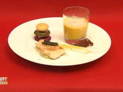 Dreiklang von Ente, Fisch und Kürbis - Rezept - Bild Nr. 2