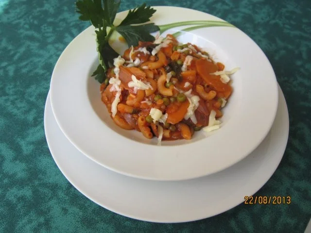 Rezept: Nudeln mit Erbsen-Linsen-Gemüse Nudeln mit Erbsen-Linsen-Gemüse - Rezept