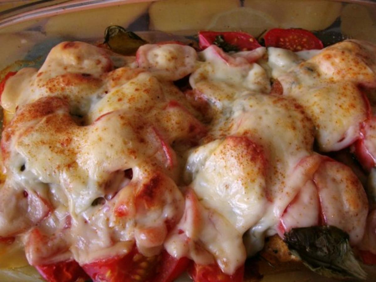 Überbacken - Kotelett mit Tomaten und Käse - Rezept - Bild Nr. 11