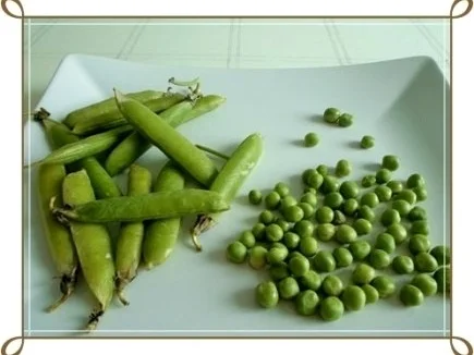 Reis-Bandnudeln mit jungen Erbsen – Suppe - Rezept - Bild Nr. 5