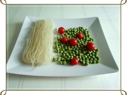 Reis-Bandnudeln mit jungen Erbsen – Suppe - Rezept - Bild Nr. 8