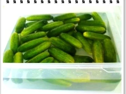 Salzgurken mit Mineralwasser. - Rezept - Bild Nr. 2