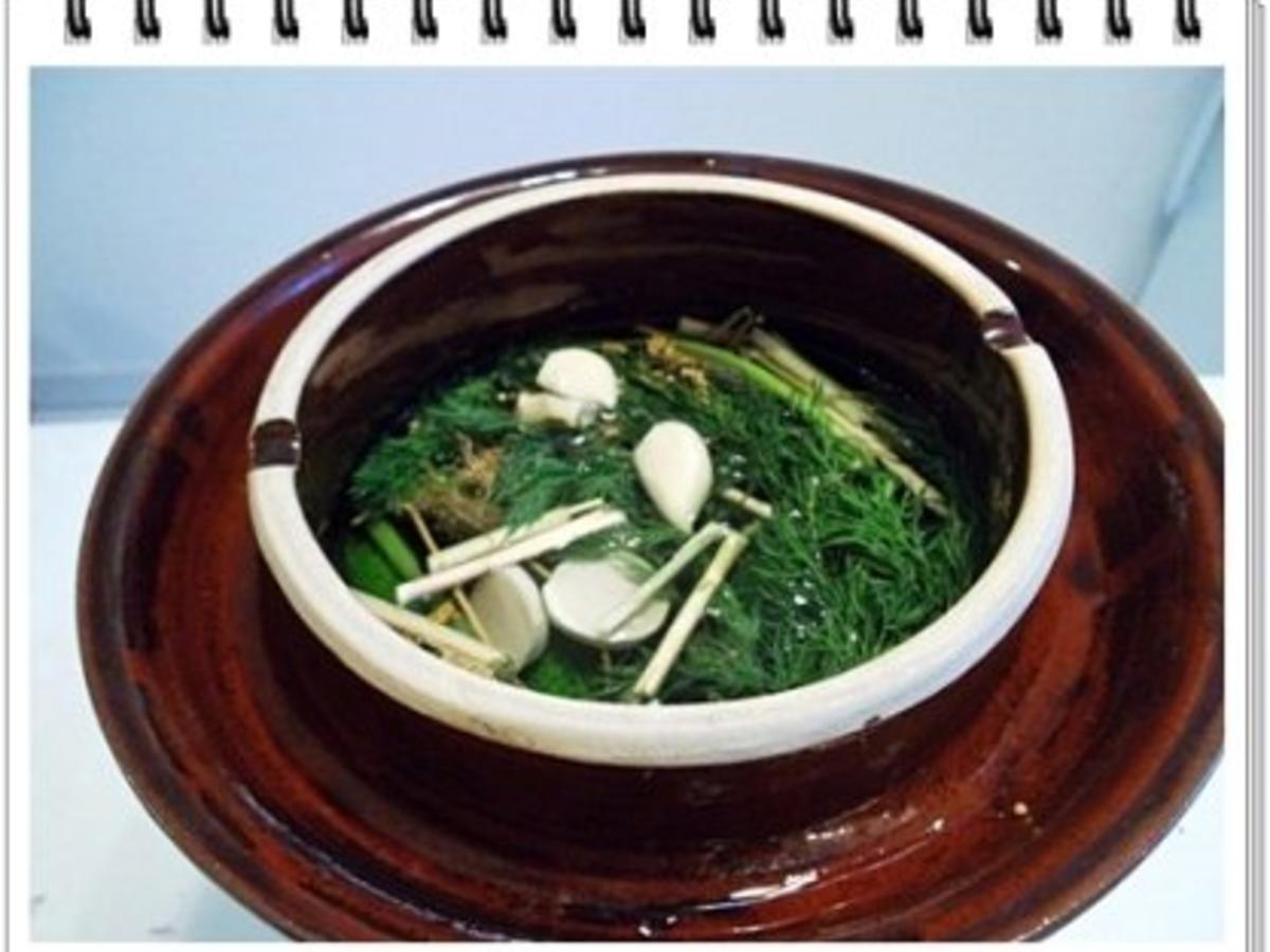 Salzgurken mit Mineralwasser. - Rezept mit Bild - kochbar.de