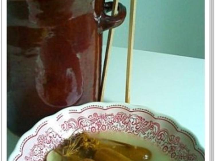 Salzgurken mit Mineralwasser. - Rezept mit Bild - kochbar.de