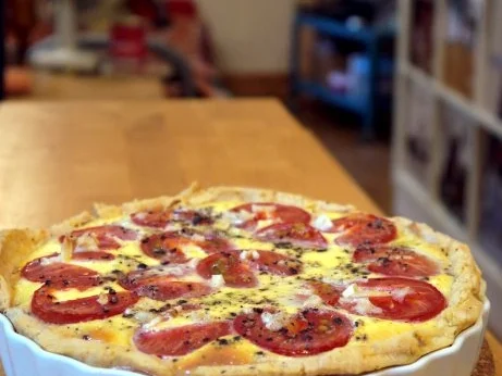 Lauch-Tomaten-Quiche - Rezept - Bild Nr. 12